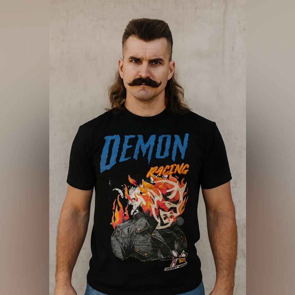 DODGE x REASON DODGE DEMON Stitched RACING TEE Size XL